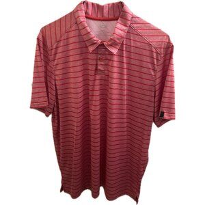 Oakley Polo Golf Shirt XL Red Link 100% Polyester